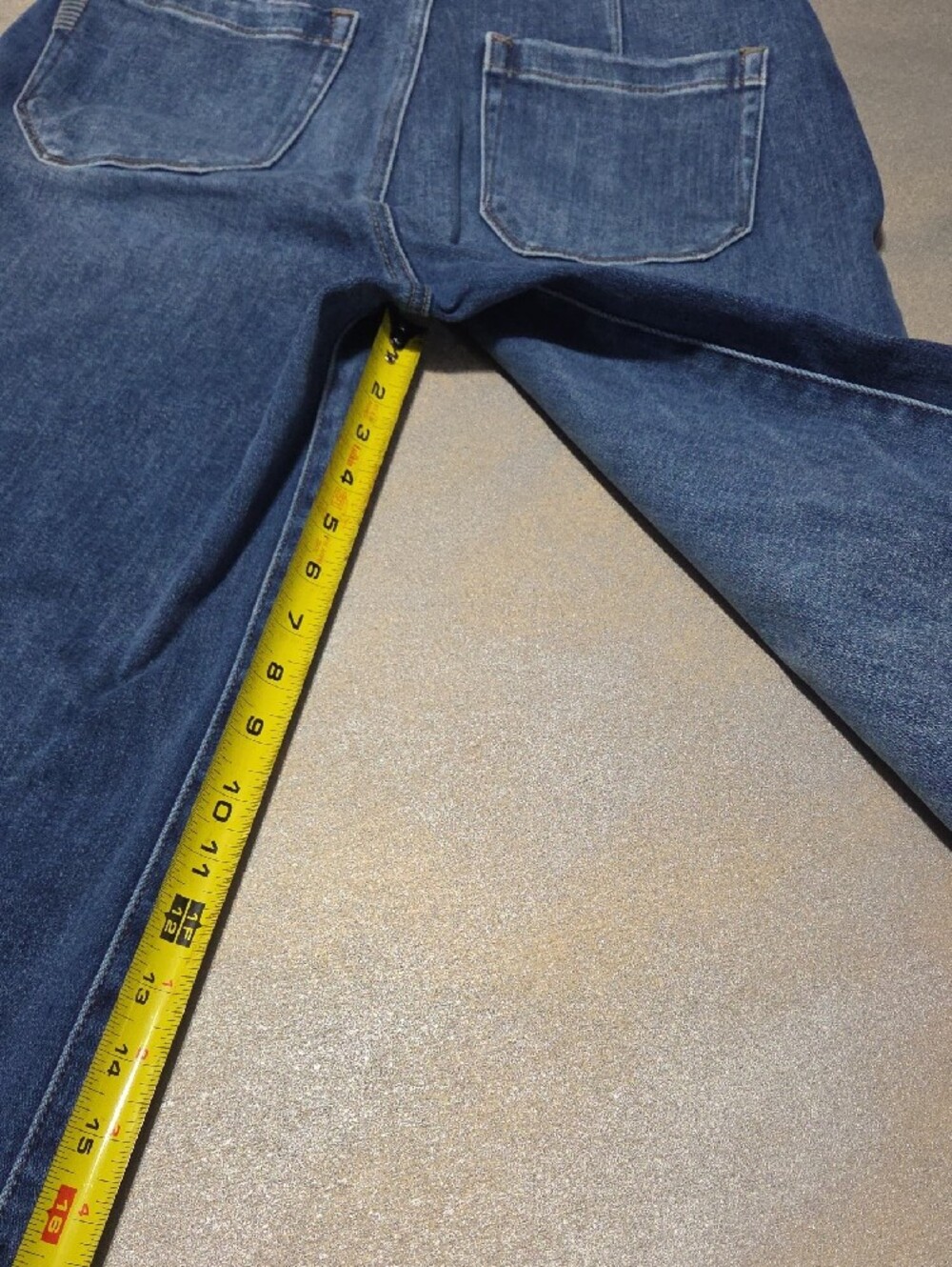 PAIGE ANESSA Wide Leg Jeans in Deep Blue Denim NWOTS!!! ANTHROPOLGIE. - Picture 6 of 11